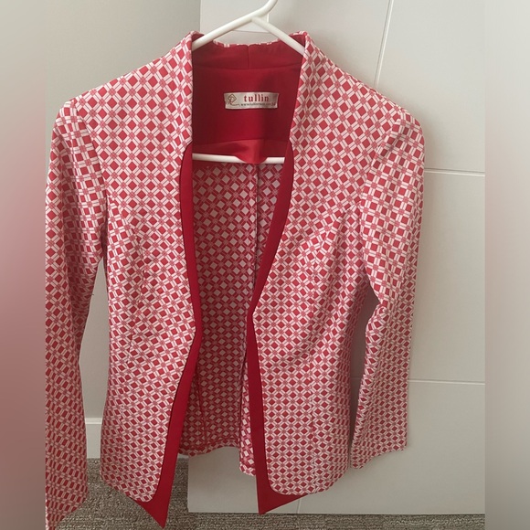 Blazer- NWOT- white and red - Picture 2 of 8